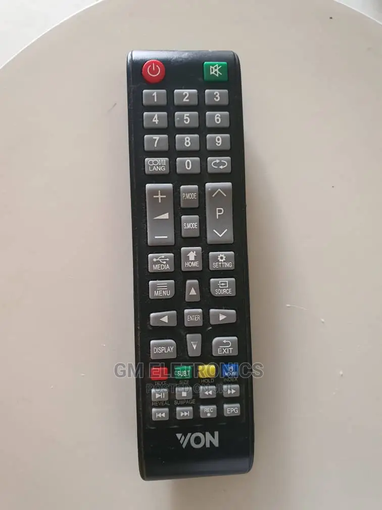 Von Smart Tv Replacement Controller.