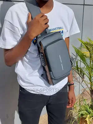 Anti-Theft USB Shoulder/Crossbody Travel Bag