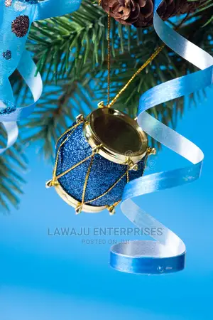 Christmas Drum Decor Set