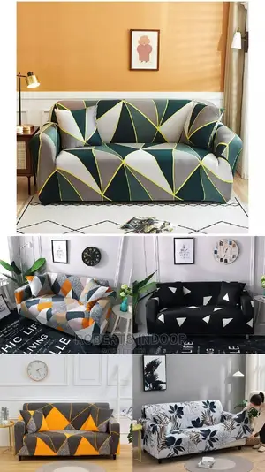 3 Seater Printed Elegant Sofa Cover