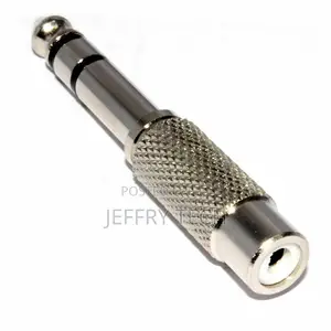 RCA Female to Jack Audio Adapter Connector 6.35mm 1⁄4