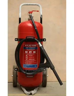 25 Kg Dry Powder Trolley Fire Extinguisher.