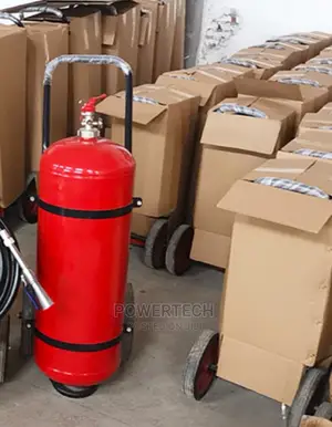 50kg Dry Powder Fire Extinguisher Trolley;