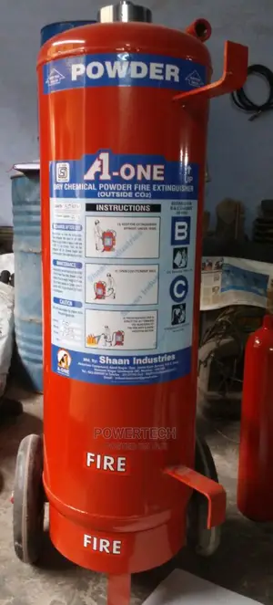 50kg Dry Powder Fire Extinguisher Trolley.