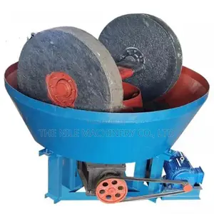 Double Wheel Dressing Wet Pan Gold Grinding Mill
