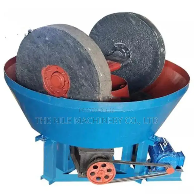 Double Wheel Dressing Wet Pan Gold Grinding Mill