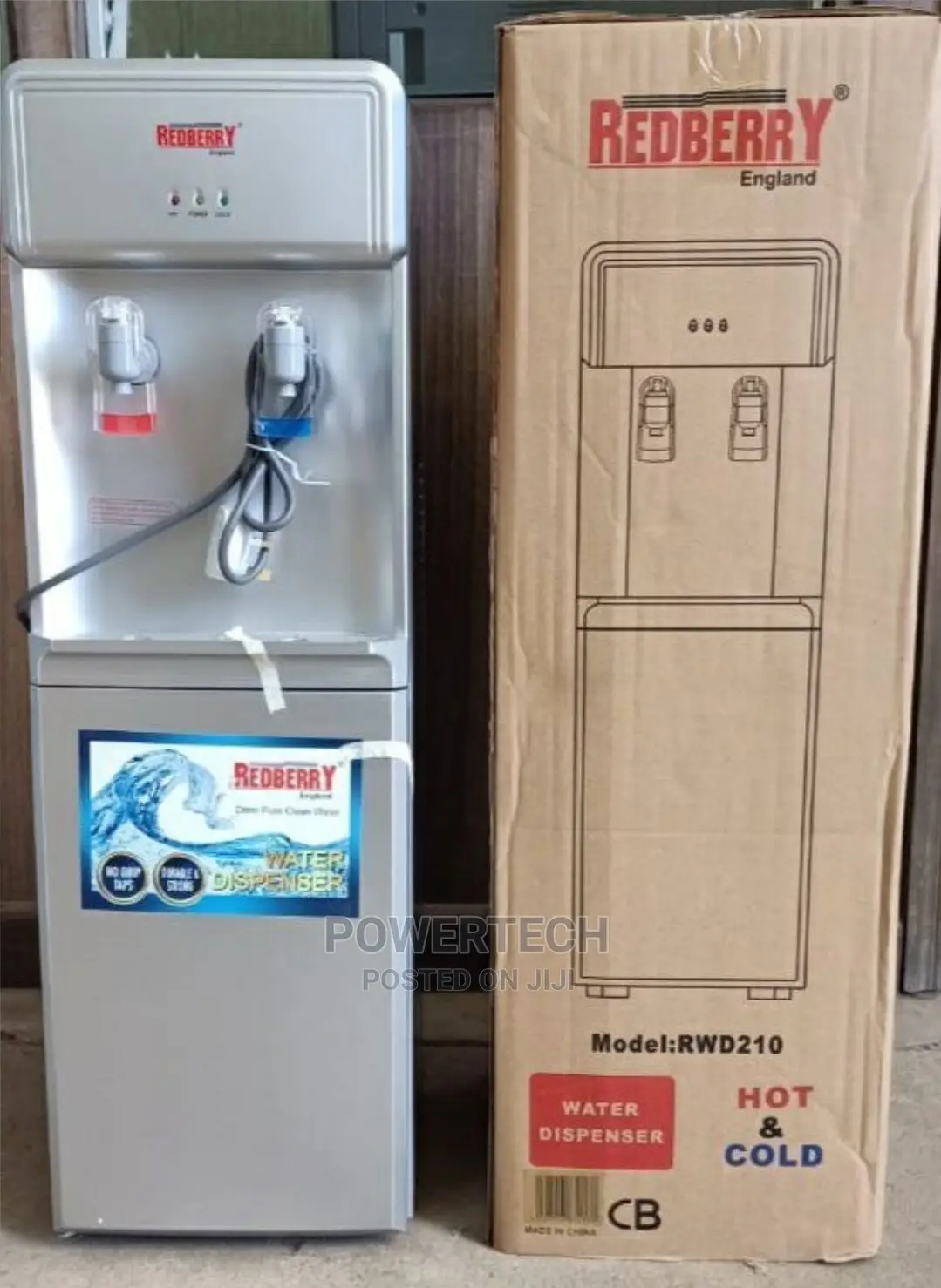 Hot and Cold Water Dispenser With Cooling Compressor*