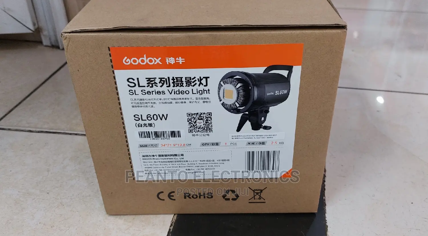 Godox Sl-60 LED Video Light (Daylight-Balanced)