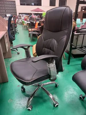 High Back Office Chair (Leather )