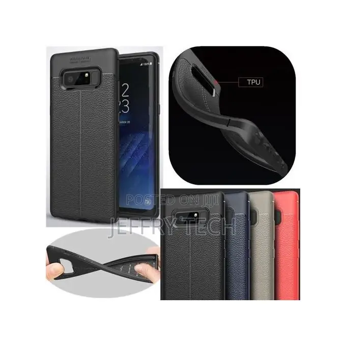 Samsung Auto Focus Soft Back Cover for Galaxy Note 8 - Black