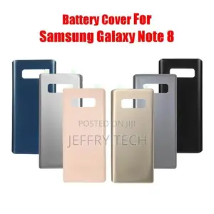 Glass Back Cover Adhesive for Samsung Galaxy Note 8 Silver (