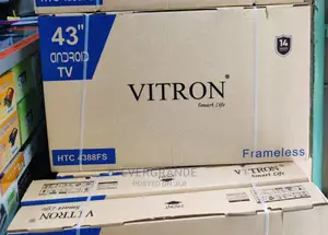 Vitron43 Inches Smart Android Frameless Tv .