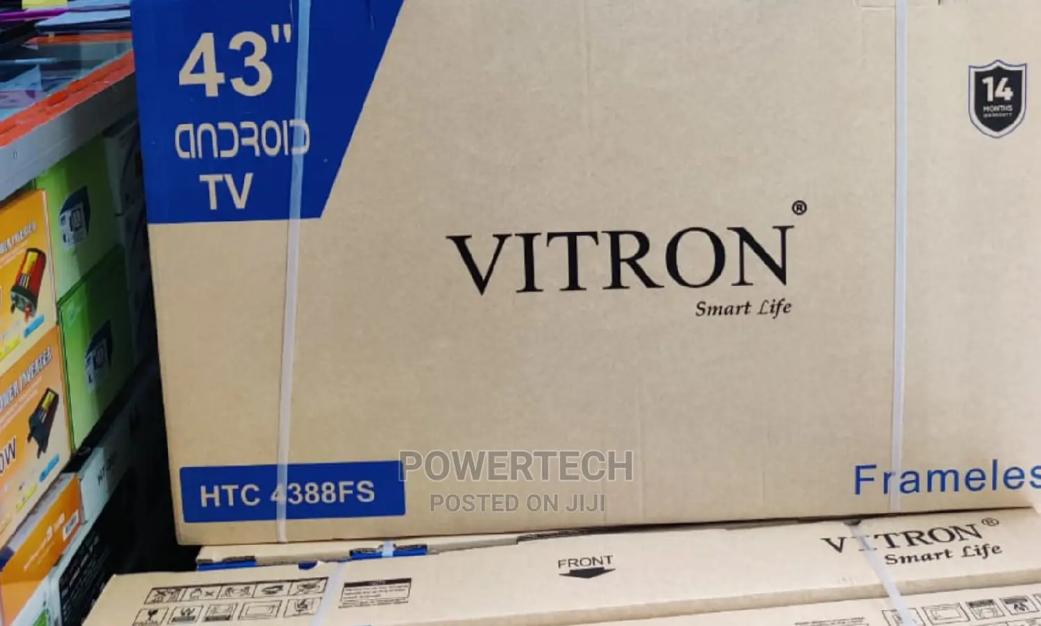 Vitron 43 Inches Smart Android Frameless Tv ::