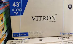 Vitron 43 Inches Smart Android Frameless Tv ::