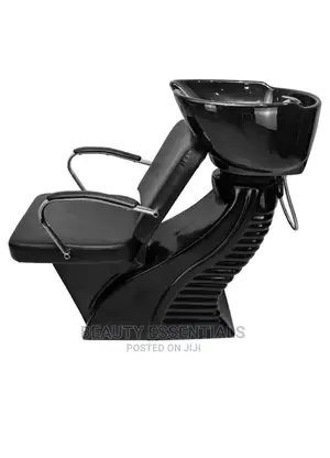 Black Chrome Shampoo Sink