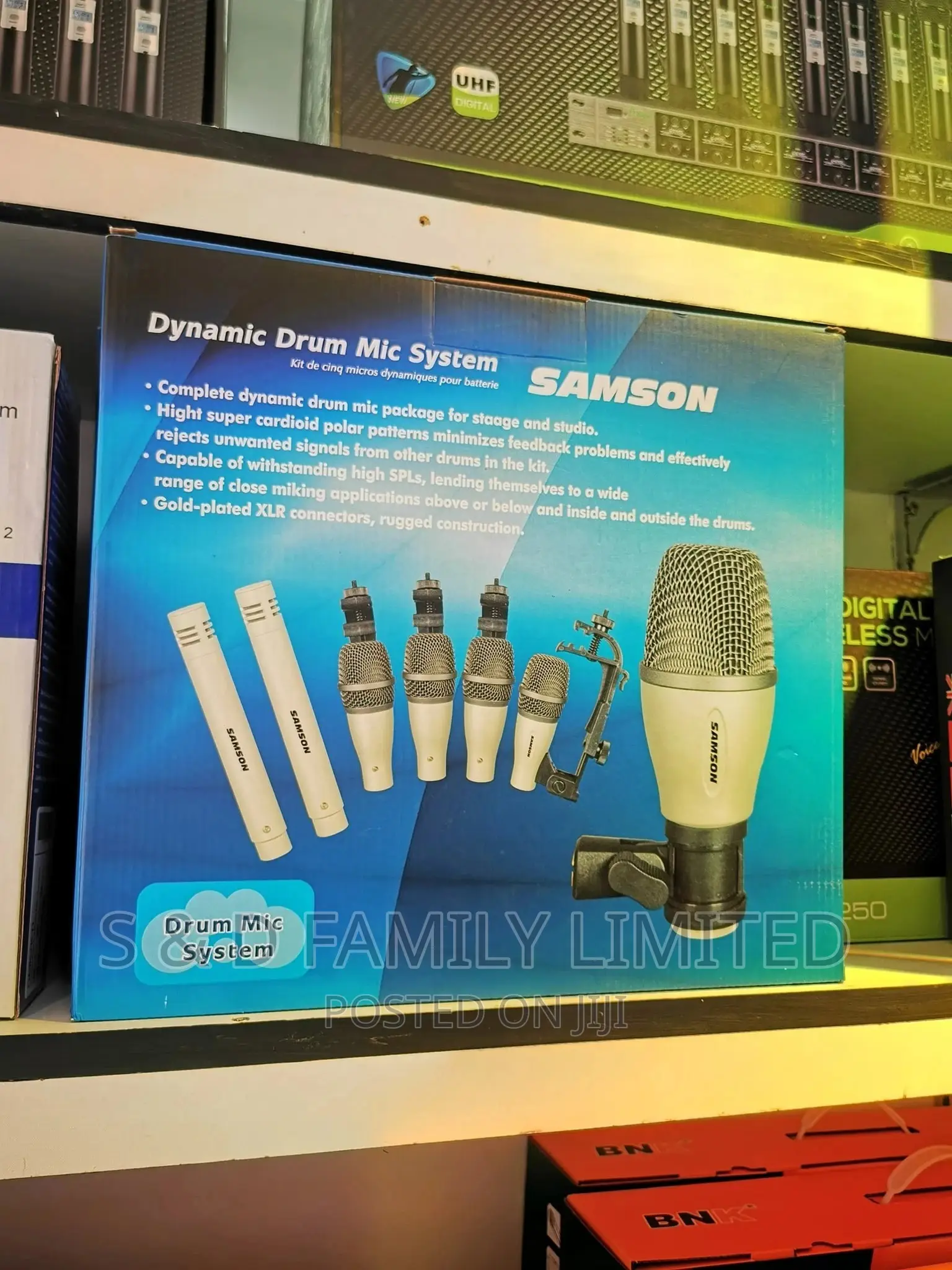 Samson DK707 7-piece Drum Microphone Kit