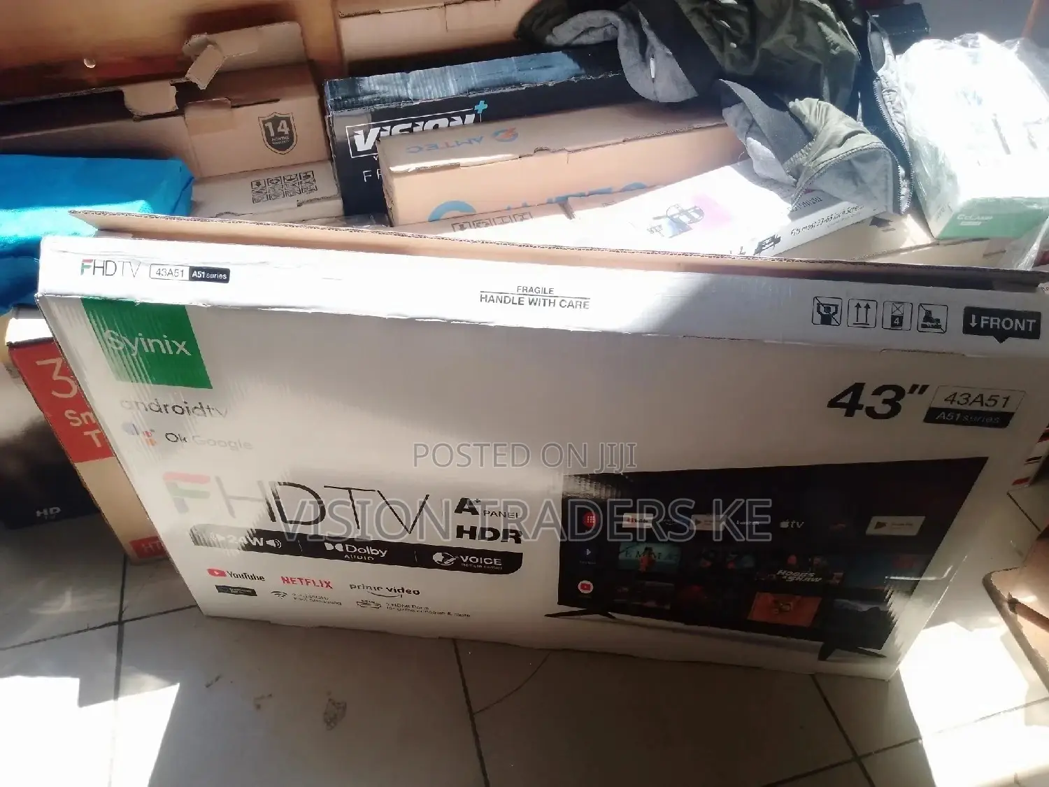 Syinix Frameless Smart Android Tv