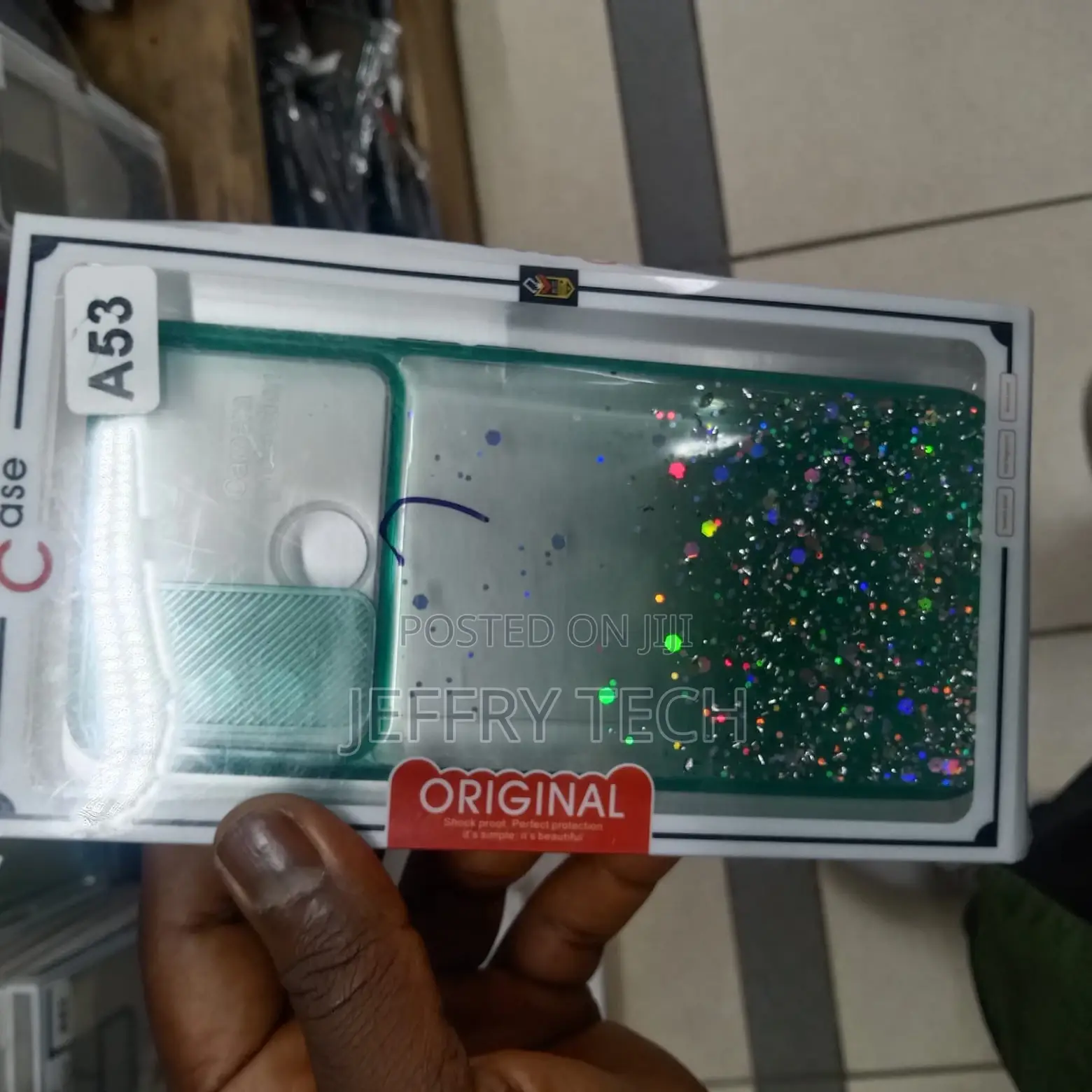 Glitter Camshield Case for Samsung a 53