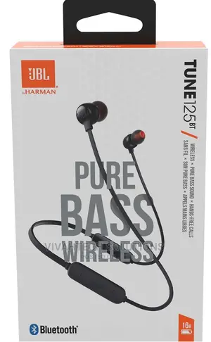 Active Black JBL Tune 125BT Earphones
