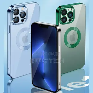 Electroplated Clear Case Fr iPhone14 Pro Max 13 Lens Protect