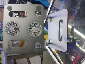 Aluminium Alloy Laptop Stand With 2 Fans