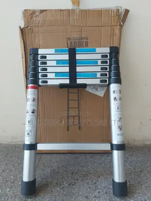 Aluminium Telescopic Straight Adjustable Ladder 2 Meters