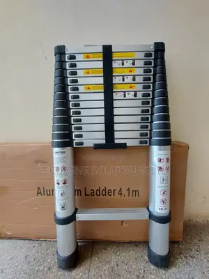 Aluminium Telescopic Straight Adjustable Ladder 4.1 Meters