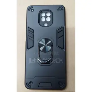 Cover With Metal Ring for Xiaomi Redmi Note 9s / 9 Pro.