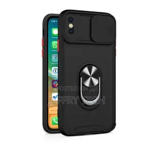 Magnetic Shockproof Case With Ring Holder for iPhone XS Max(