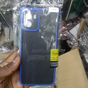 Carbon Fiber Back Case Cover for Vivo Y15s