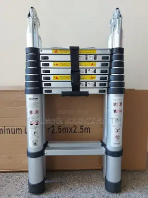 Aluminium Double Telescopic Ladder 5meters