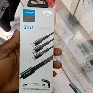 Joyroom 3in1 Short Cable USB Cable - Lightning / USB Type C