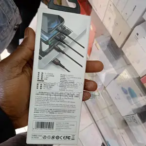 Joyroom 3in1 Short Cable USB Cable - Lightning / USB Type C