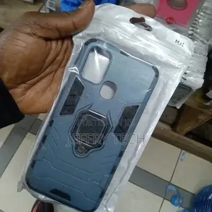Blue Galaxy M31 Armor Ring Case