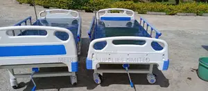 Single Crank Hospital Bed With Mattress .