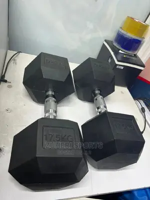 17.5 Dumbbells Gym Dumbbells Hexagon Pair