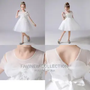 Cute Lace Star Girls Dress