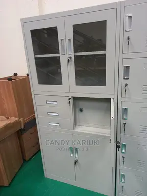Modern Spacious Office Filing Cabinet With a Safe
