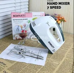 Scarlet Super Electric 7 Speed Potable Hand Mixer