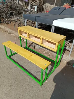 School Desk Unique Design 3 Seater