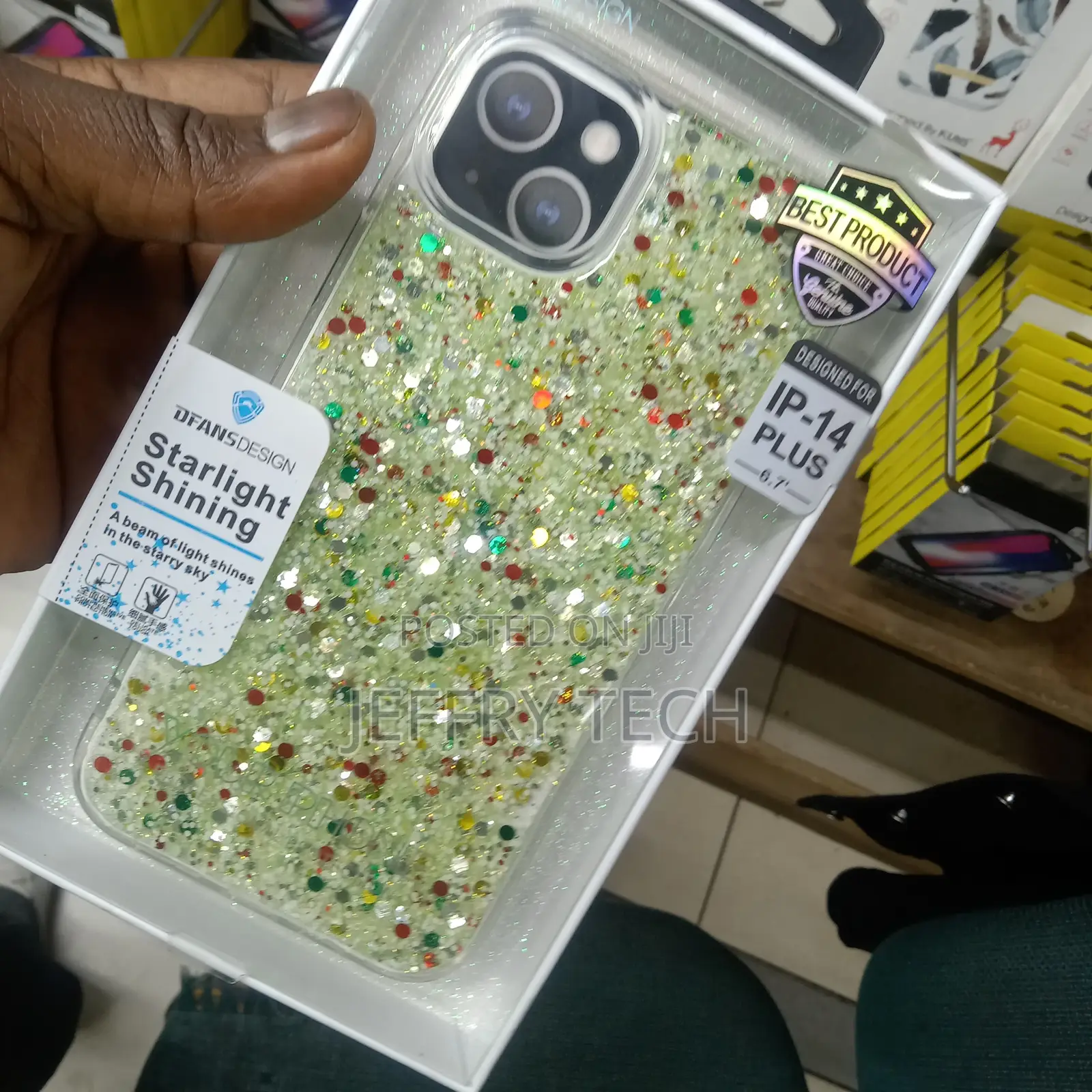 Elegant Glitter iPhone 14 Plus Case