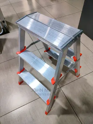 Aluminium 3 Step Stool Double Sided