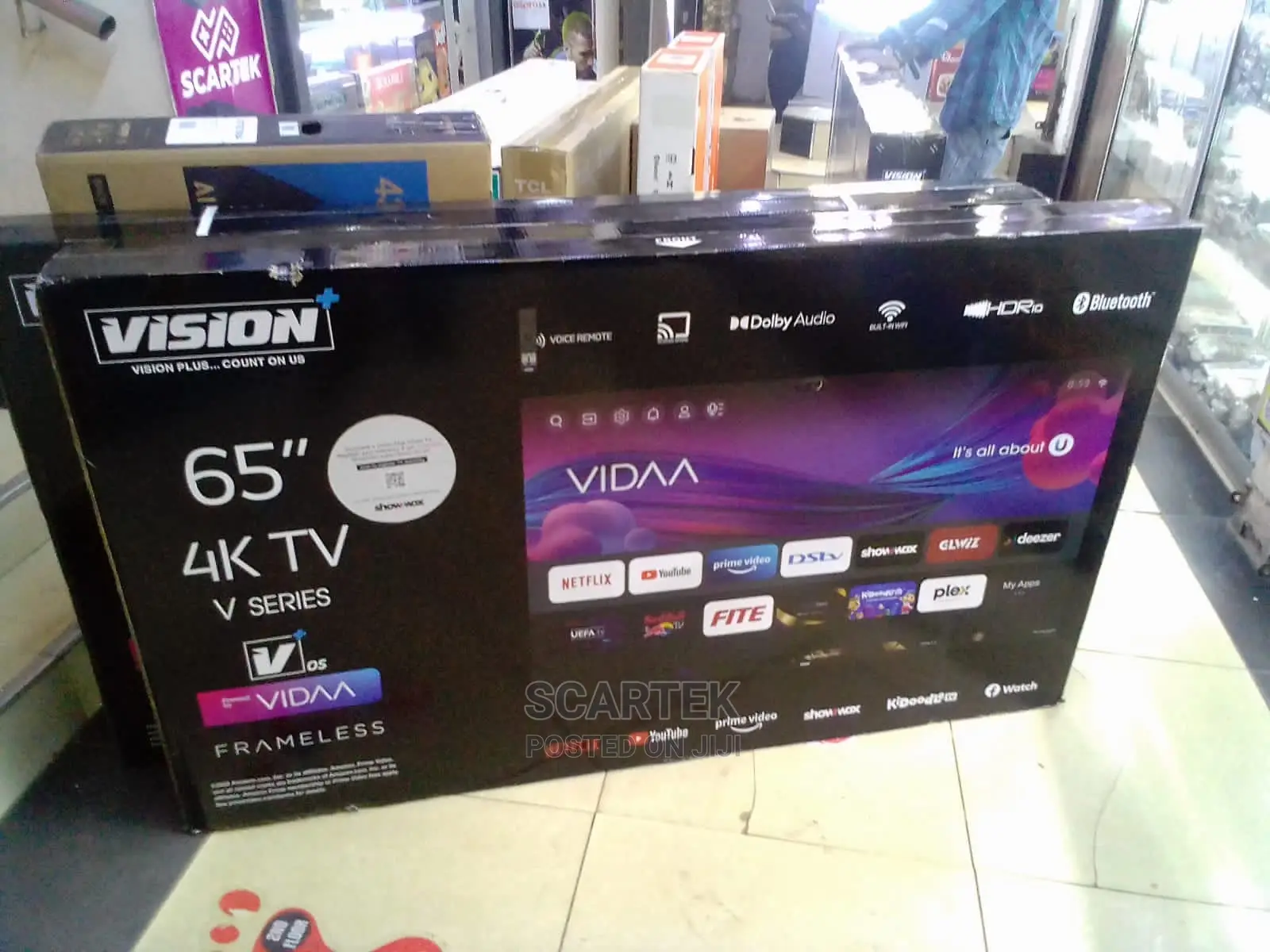 Vision 65” Tv (New)