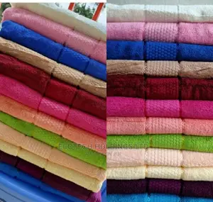 Quality Cotton Colored Towels.