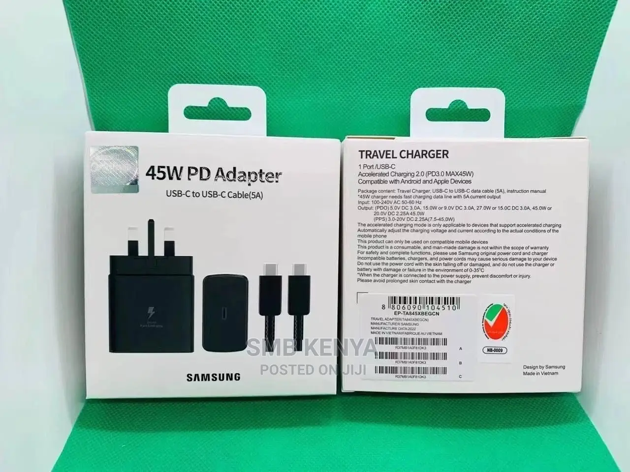 45W PD Adapter Usb C to Usb C Cable