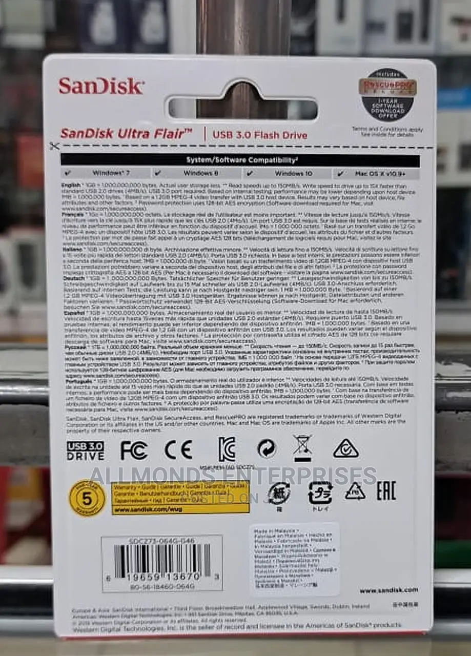 Sandisk Ultra Flair 64GB