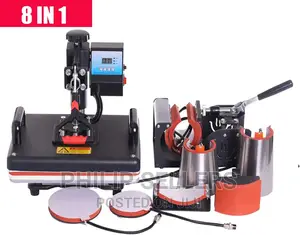 1 Combo Heat Press Machine S30*38CM 10 in Ublimation Printer