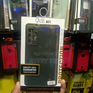 Case-Mate Samsung Galaxy A72 Tough Grip Case - Black