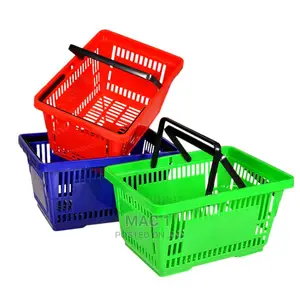 Plastic Supermarket Shopping Basket