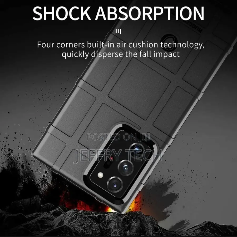 Xiaomi Mi 11 Lite - Rugged Shield Black Armor Soft Case Cove